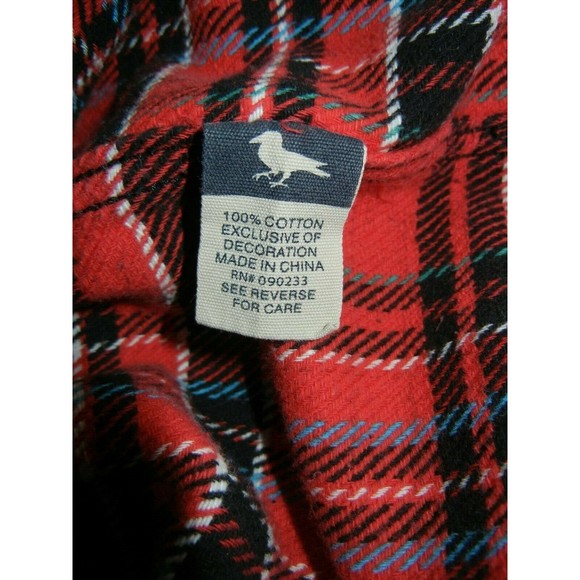 Modern Amusement Men's Shirt Size Large Casual Plaid Button Down Flannel Denim - Picture 5 of 5